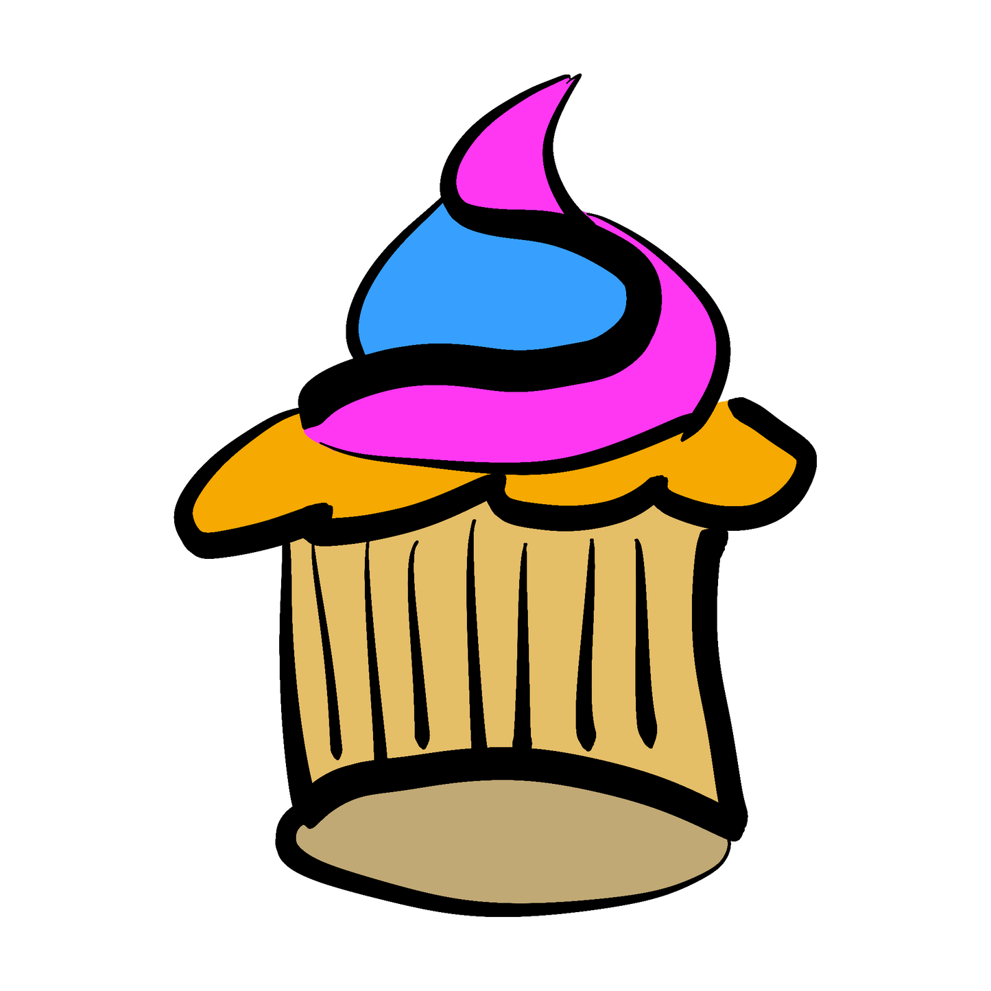 Cupcake Sticker